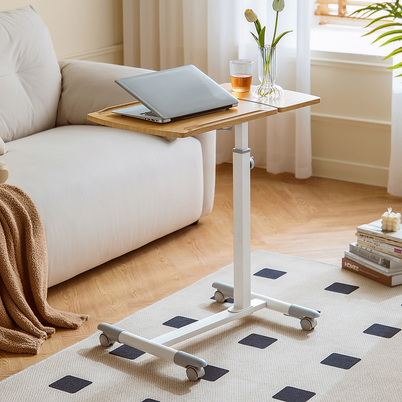 林氏家居升降书桌可移动床边桌子