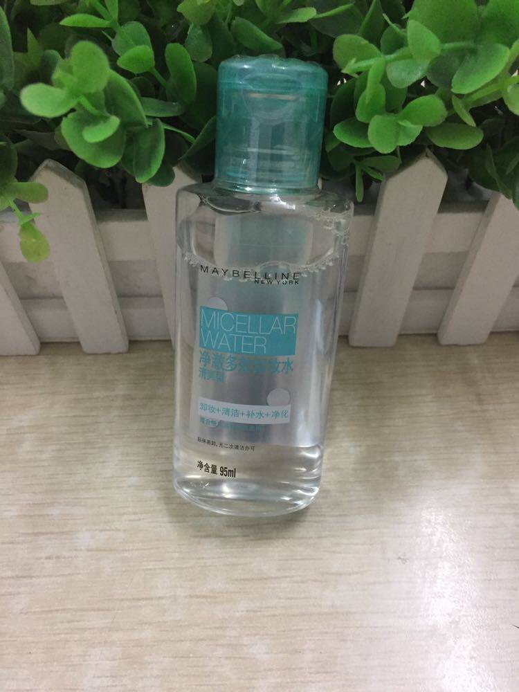 美宝莲净澈多效卸妆水95ml清爽型卸妆液魔术水洁净易卸妆中样脸唇