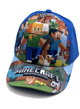 2025年新款男女孩帽子游戏我的世界卡通儿童鸭舌帽防晒遮阳棒球帽