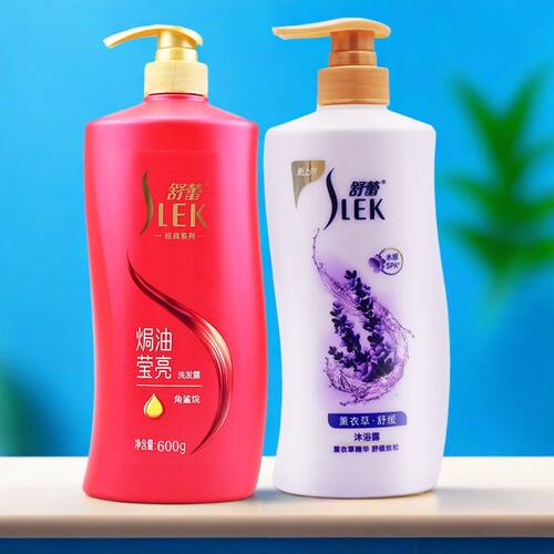 （SLEK）舒蕾洗发水蚕丝丝质顺滑山茶花绿茶籽去屑牛奶薰衣草水莲