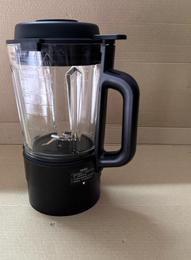 适用美的破壁机杯体PB253C PB254D玻璃杯配件豆浆米糊搅拌杯带盖