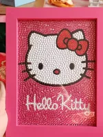 KT02+Canvas+Diamond+Tools+Pink Photo Frame