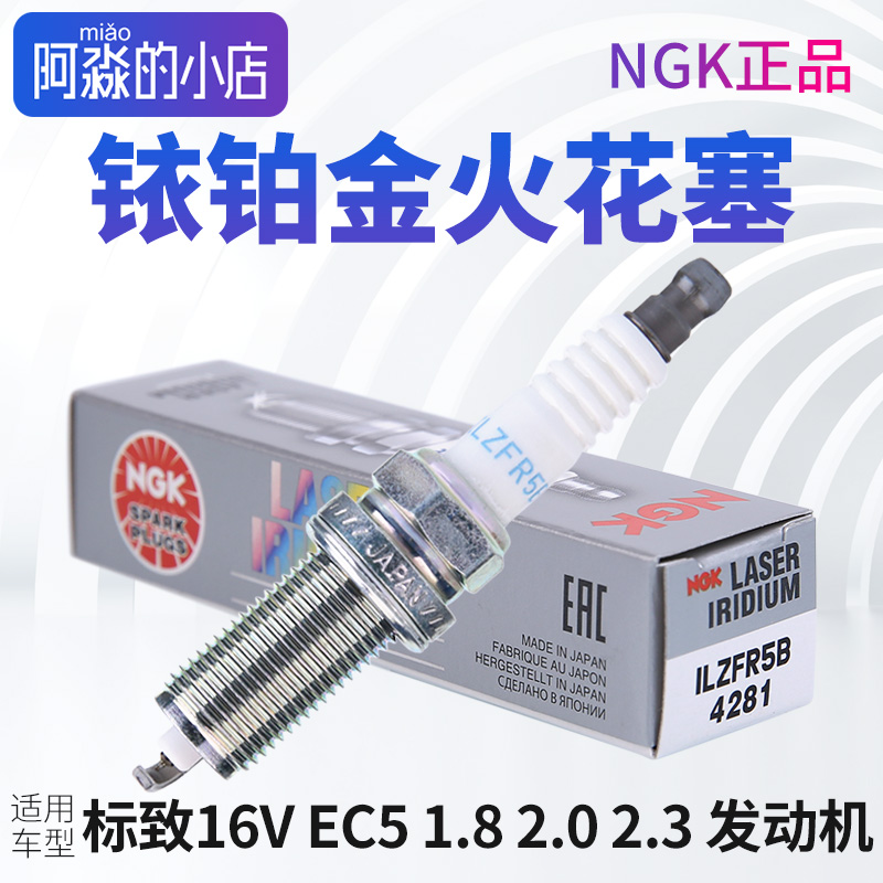 NGK铱铂金标致雪铁龙火花塞