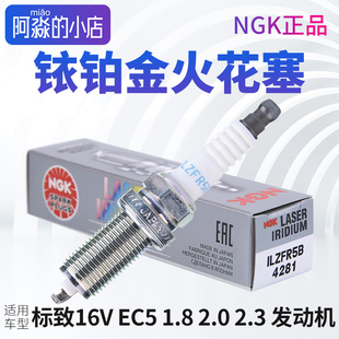 标致206志207 2008 301 308S铱铂金408火花塞508 3008 307 NGK正品