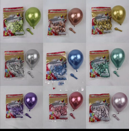 5寸10寸1836帅安浅绿派对金属球