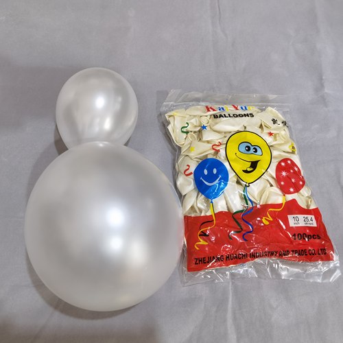 珠光白色乳胶生日派对婚房装饰