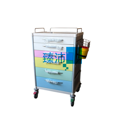 臻沛医用铝合金豪华型治疗车