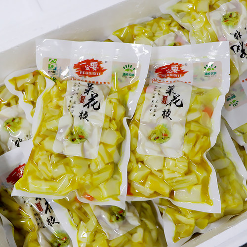 花菜梗500g腌制即食开胃泡菜酱菜