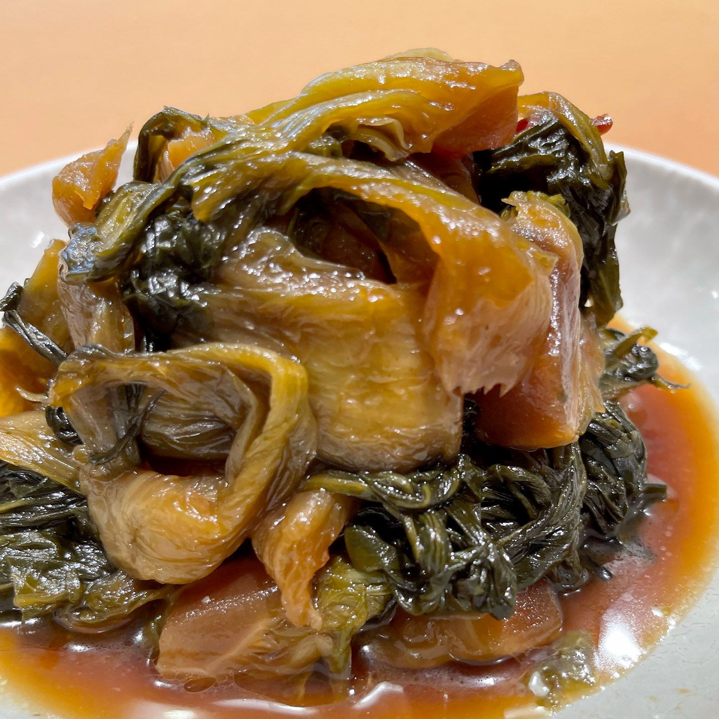 宁波烤菜建峰特产罐装酱菜咸菜油焖烤笋红烧带豆豇豆角即食下饭菜