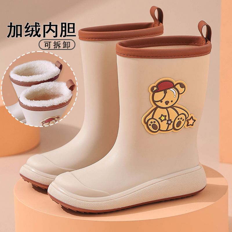 儿童雨鞋女童宝宝学生水鞋