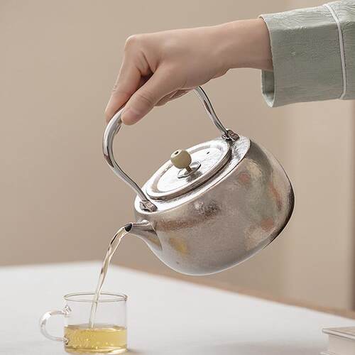 博友制钛纯钛烧水壶高档茶具