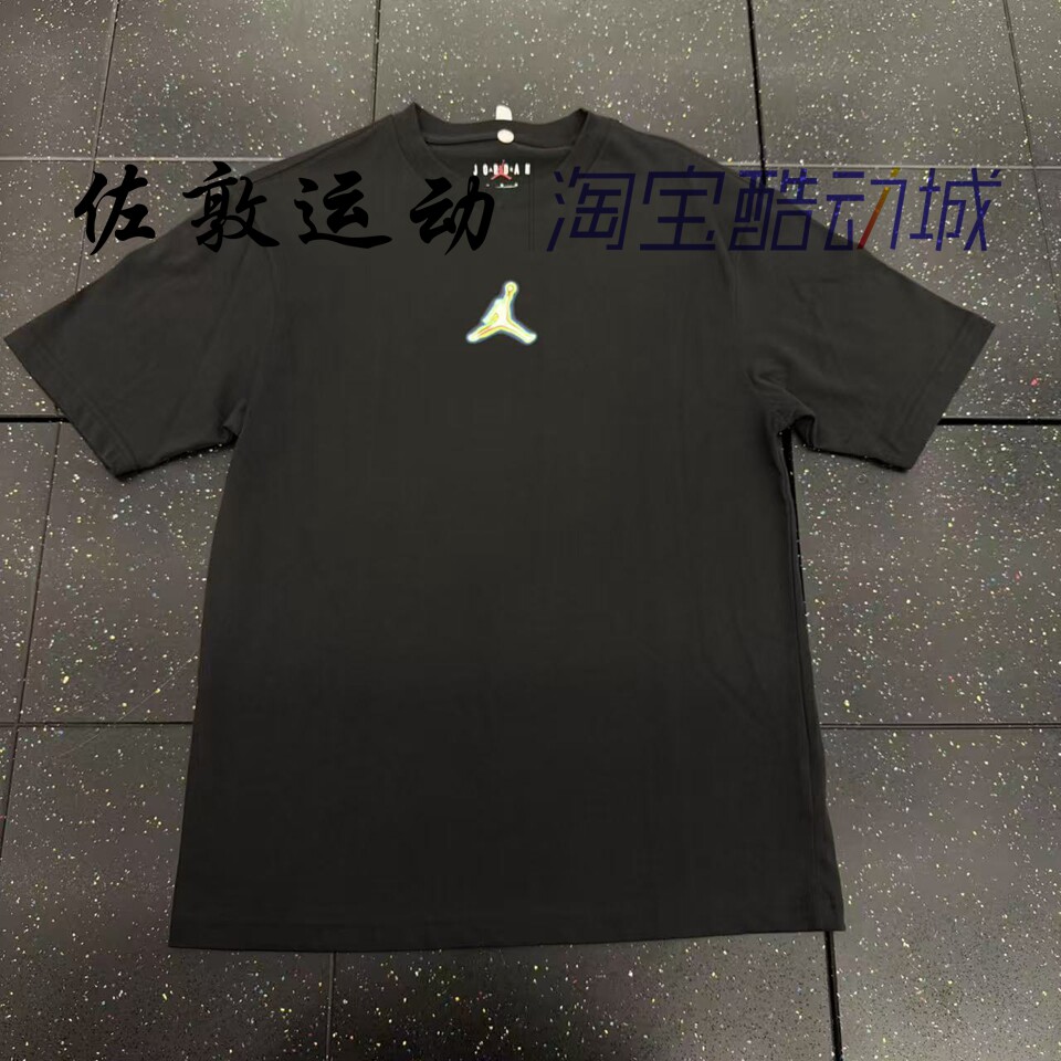 JORDAN 男子炫彩图案印花LOGO运动圆领短袖T恤 IF0620-010