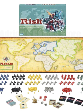 经典RISK大战役桌面游戏战国风云桌游Board Game英文版现货秒发