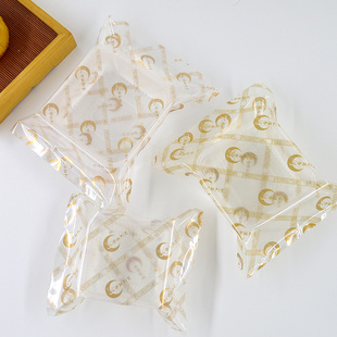 中秋月饼袋加厚透明三边封包装袋冰皮伍仁蛋黄大号75克100克袋子