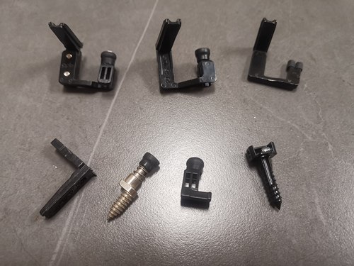 欧派克完美系统联动移门配件皮带定位轮皮带接头件opk