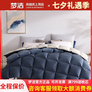 梦洁家纺加厚白鹅绒冬被/四季被