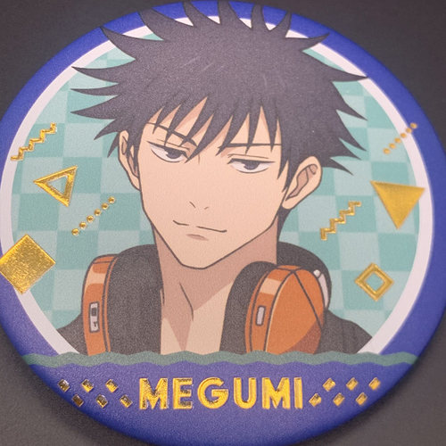 咒术回战烫金浮雕吧唧五条悟狗卷棘伏黑惠动漫同人谷子烫色徽章