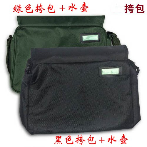 黑挎包制式挎包户外单肩背包新式绿挎包男士消防挎包牛津纺斜挎包 - 封面