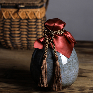 酒瓶封口布酒坛专用布包装的红布的1斤盖布流苏绳包头布绳子酒布