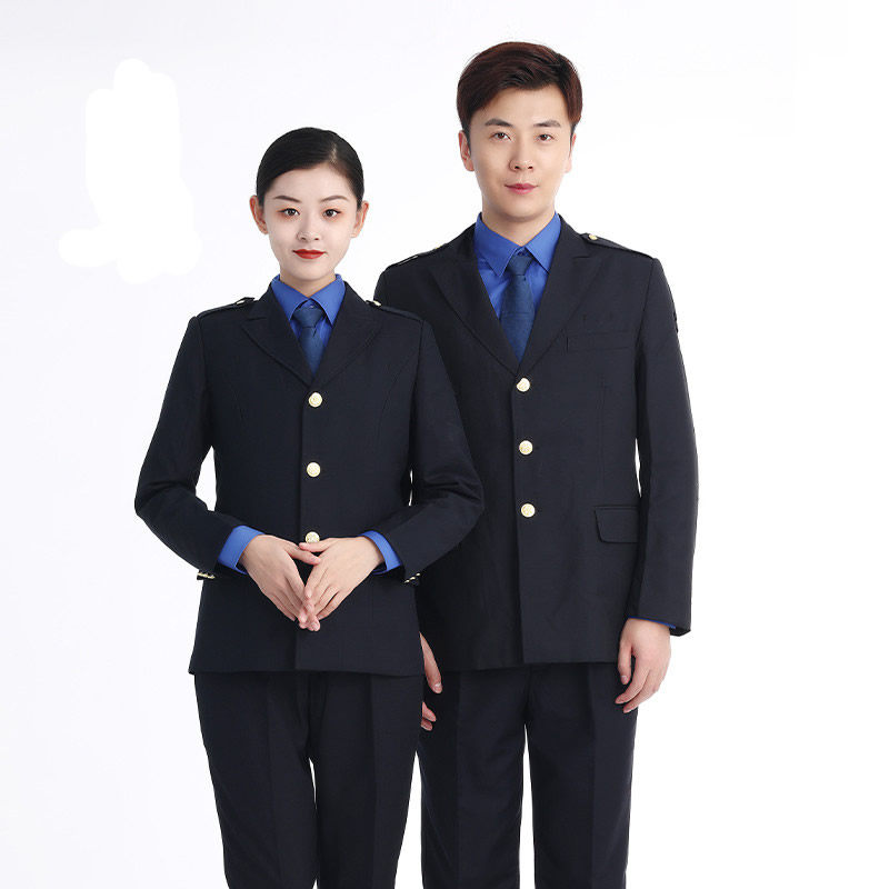 城市大码男女春秋冬款西服套装工装物业安保工作服管长袖理工作服