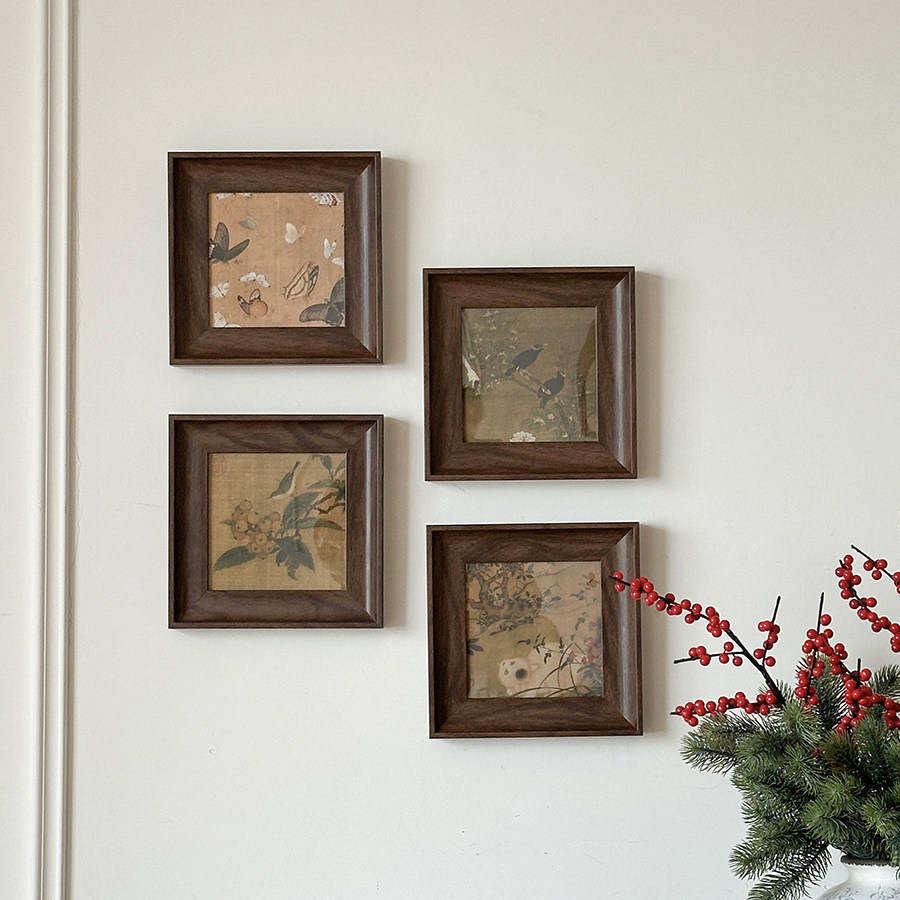 复古花卉装饰画客厅沙发背景墙挂画餐厅卧室床头壁画高级感新年,家居饰品,现代装饰画,淘宝优惠券,粉丝福利购,淘宝优惠卷