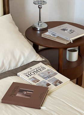 博主卧室拍照道具高级英文书氛围感复古咖啡店摆设仿真书装饰摆件