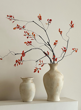 中古新中式陶瓷花瓶家居装饰客厅玄关桌面摆件插花器乔迁新居礼物