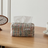 客厅卧室纸抽盒纸巾套轻奢氛围感抽纸盒抽纸套时尚 创意车载抽纸盒