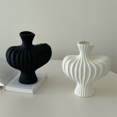 高级感艺术花瓶摆件陶瓷客厅插花家居轻奢高档电视柜玄关餐桌装 饰