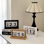 2026新款 日历创意台历ins创意办公书房桌面装 饰品小摆件道具摆设