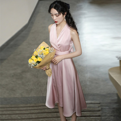 高级感小礼服裙法式复古平时可穿