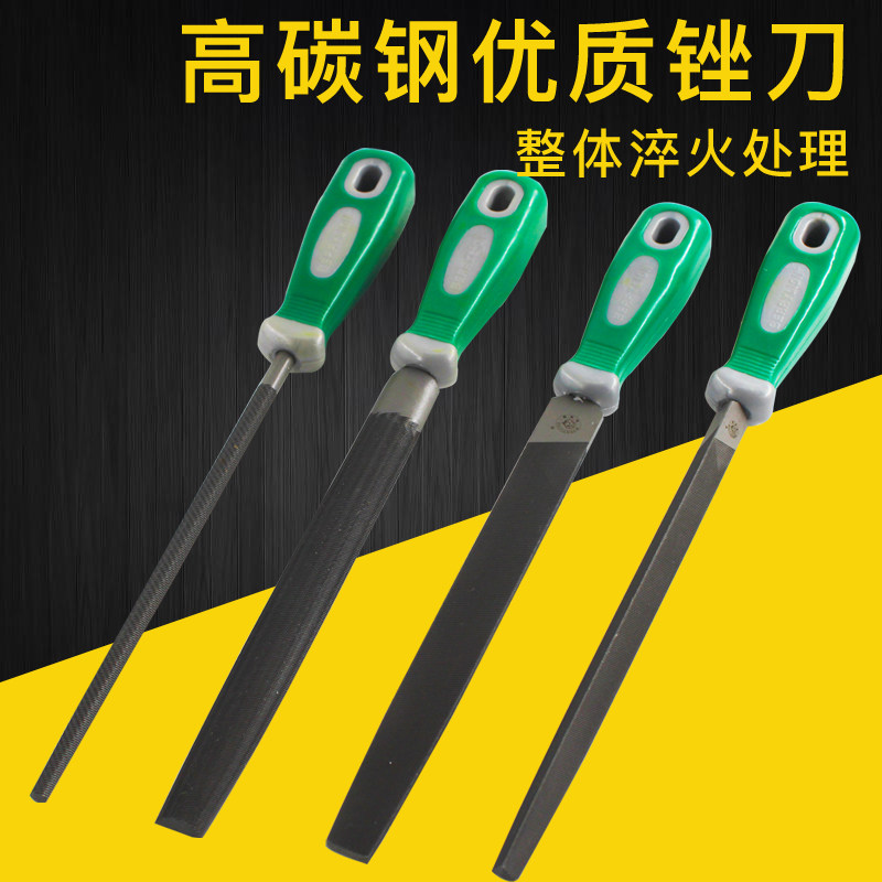锉刀木工金属钢锉矬子圆锉搓刀扁锉平锉半圆三角打磨工具钳工挫刀