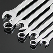 16mm呆梅花扳手套装 开口两用扳手五金汽修梅开工具6