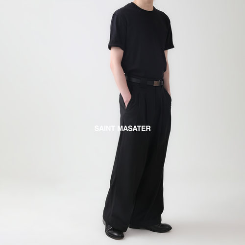 SAINTMASTER休闲日常西裤长裤