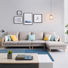 Диван Небольшой свежий стиль искусства ткани