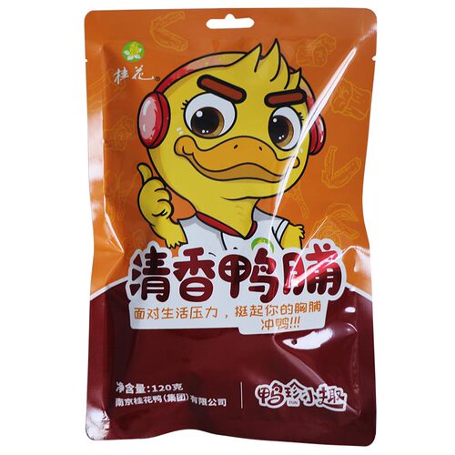 鸭类小制品桂花鸭清香鸭脯