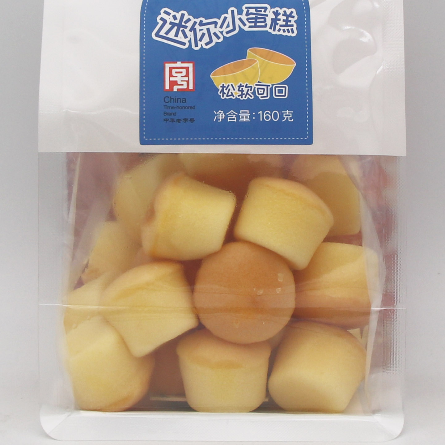 南京冠生园 原味迷你小蛋糕 160克/袋休闲糕点茶点心鸡蛋糕甜食品