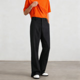 美式TR基础直筒微喇cleanfit休闲显瘦拼接弧线垂感西裤YZ30-P35特，男装西裤，星座509