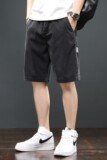 短裤男夏季宽松薄款透气痞帅莱赛尔休闲五分中裤潮Z8862-P40，男装休闲裤，星座509