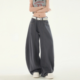 美式廓形弯刀牛仔裤2025秋季新款宽松高个子阔腿工装裤YD9013-P65，男装牛仔裤，星座509