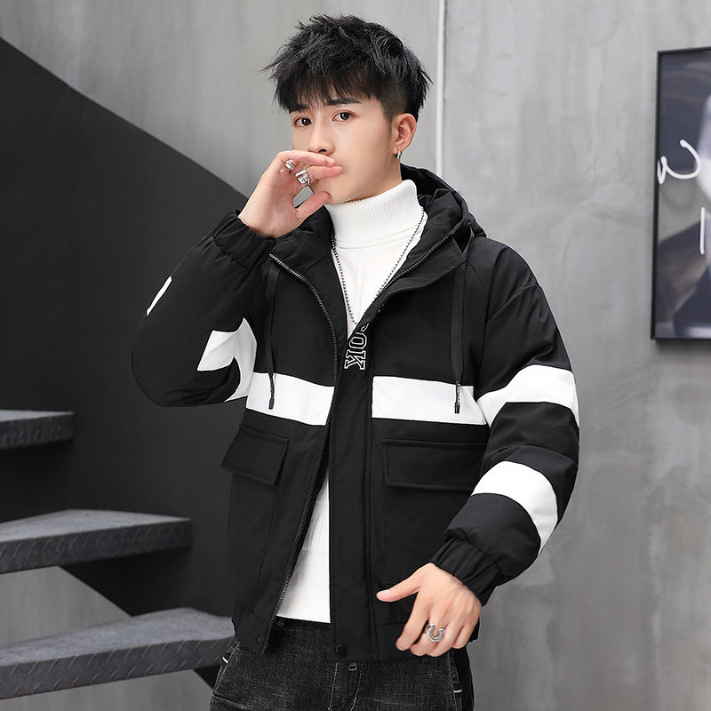 男士外套冬季韩版潮流工装潮牌棉衣青春棉服加厚棉袄冬装M97-P65图片