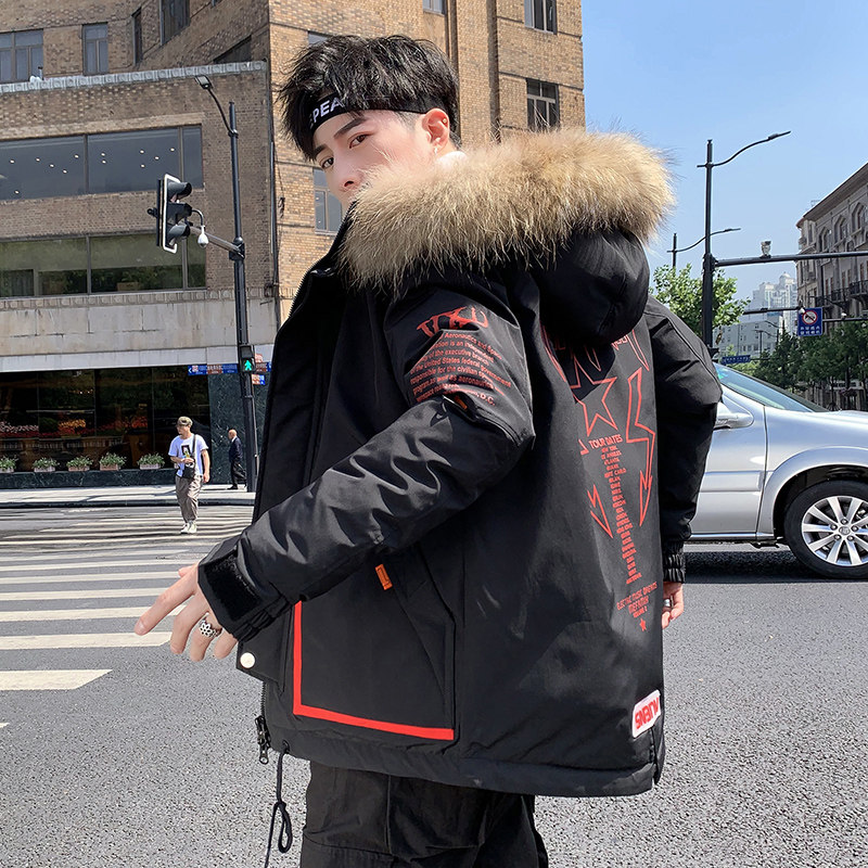新款棉衣男士冬季外套工装棉服韩版加厚潮流棉袄V234-P120图片