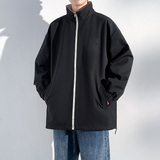 新款秋季双面穿外套男百搭宽松夹克女潮牌情侣上衣服XS859-P55，男装夹克，星座509