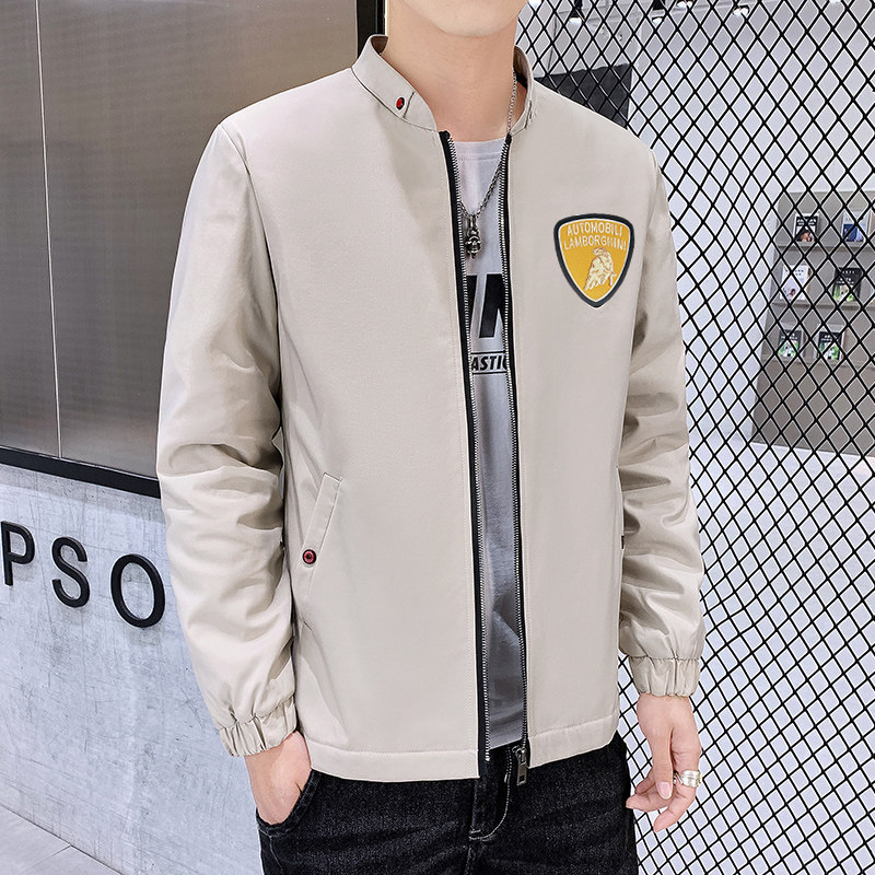 2021新款春秋男装上衣开衫外套男士夹克青年棒球服YK1708-P55图片