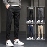 休闲裤男生韩版潮流秋冬款裤子男时尚直筒裤干长裤男K819-P35，男装休闲裤，星座509