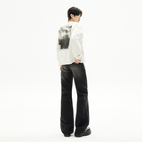 复古辣妹微喇牛仔裤男女春季2026新款不贴腿宽松显瘦裤YD9088-P65，男装牛仔裤，星座509