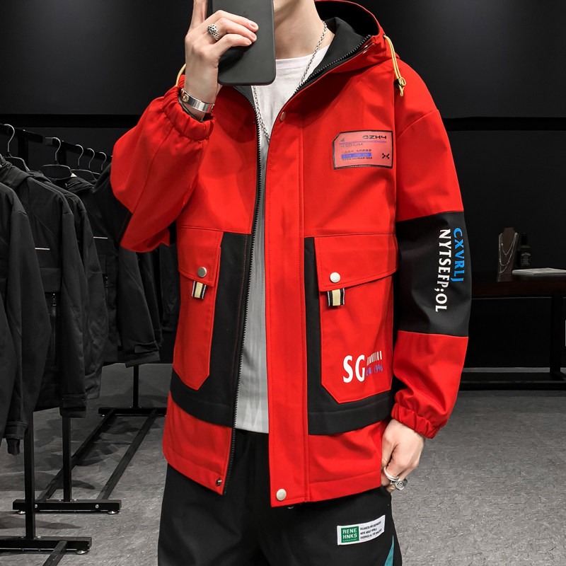 2021春季新款夹克外套男工装百搭青少年男生帅气衣服潮DS213-P65,男装夹克,星座509