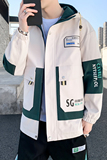男士外套新款春秋季韩版潮流工装上衣服休闲潮牌夹克DS213-P65，男装夹克，星座509