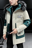冬季男士棉衣韩版潮流撞色羽绒棉服男装加厚保暖外套DS6001-P110，男装棉衣，星座509