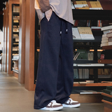 秋款休闲长裤男士2024新款宽松直筒学生运动阔腿裤子男Z2344-P45，男装休闲裤，星座509